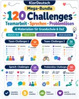 Vorschau - Arbeitsblätter - 120 Challenges – Sprechen, Teamarbeit & Problemlösen - Deckblatt