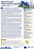 Vorschau - Arbeitsblätter - Materialpaket - Zukunft der EU - Integrationsmodelle und -theorien (Inhaltsfeld 5: EU - Sequenz 5/7) - Deckblatt