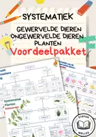 Voorbeeld - Systematiek - Materiaal pakket - Biologie - Voorblad