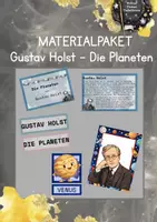 Vorschau - Arbeitsblätter - Materialpaket: Gustav Holst - Die Planeten - Deckblatt