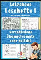 Vorschau - Arbeitsblätter - Lesehefte auf Satzebene - Lesefreude wecken - Deckblatt