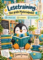 Vorschau - Arbeitsblätter - Lesetraining – Das große Materialpaket zur Leseförderung - Deckblatt