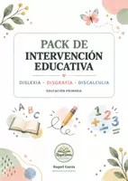 Vista previa - Hojas de trabajo - Pack de intervención educativa: dislexia, disgrafía y discalculia - Portada