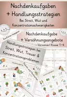 Vorschau - Arbeitsblätter - Konflikten und Störungen begegnen: Nachdenkaufgaben + Handlungsstrategien - Deckblatt