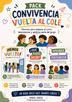 Vista previa - Hojas de trabajo - Pack vuelta al cole - Portada