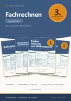 Vorschau - Arbeitsblätter - Fachrechnen Berufsschule 3. Ausbildungsjahr Komplettpaket alle Lernbereiche - Deckblatt