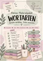 Vorschau - Arbeitsblätter - Kleines Materialpaket Wortarten - Deckblatt