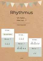 Vorschau - Spiele - Materialpaket: Rhythmusspiel - Ich habe, wer hat? | Musik Primarstufe - Deckblatt