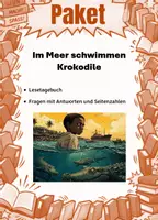 Vorschau - Unterrichtsreihen - Im Meer schwim(m)en Krokodile | Unterrichtsmaterial | Deutsch | Materialpaket Klasse 7-10 | mit Lösungen - Deckblatt