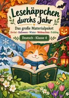 Vorschau - Arbeitsblätter - Materialpaket - Lesehäppchen durchs Jahr – Klasse 3/4 - Deckblatt