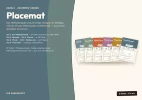 Vorschau - Stundenentwürfe - Placemat – Bundle: Methodenblatt und 25 Vorlagen - Deckblatt