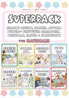 Vista previa - Hojas de trabajo - SUPERPACK SEASONS (SUMMER, WINTER, AUTUMN, SPRING) AND FESTIVITIES (HALLOWEEN, CHRISTMAS, EASTER & ST PATRICK'S DAY) - Portada