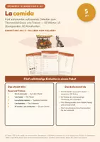 Vorschau - Arbeitsblätter - Spanisch A1 Fünferpaket: La comida (Essen und Trinken) - Deckblatt