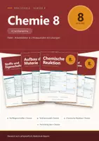 Vorschau - Arbeitsblätter - Chemie 8 Realschule – Arbeitsblätter-Paket, 4 Lernbereiche - Deckblatt