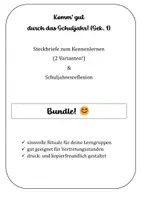 Vorschau - Arbeitsblätter - Materialpaket: Kennenlernen & Reflexion - Deckblatt