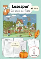 Vorschau - Arbeitsblätter - Herbst Lesespur - Deckblatt
