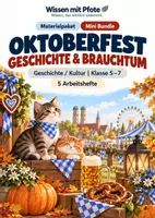 Vorschau - Arbeitsblätter - Materialpaket Oktoberfest – Geschichte & Brauchtum | Mini Bundle Klasse 5–7 - Deckblatt