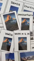 Vorschau - Spiele - Materialpaket: Die wichtigsten Schweizer Berge - Deckblatt