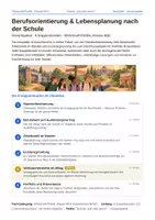 Vorschau - Stundenentwürfe - Berufsorientierung & Lebensplanung nach der Schule – Gesamtpaket (5 Doppelstunden, Wirtschaft-Politik Kl. 9/10) - Deckblatt