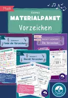 Vorschau - Arbeitsblätter - kleines Materialpaket Vorzeichen - Deckblatt