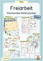 Vorschau - Spiele - Freiarbeit - Materialpaket (Mathe Klasse 1) - Deckblatt