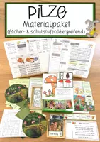 Vorschau - Anderer Materialtyp - Pilze Materialpaket (fächer- & schulstufenübergreifend) - Deckblatt