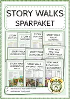 Vorschau - Arbeitsblätter - STORY WALKS für den Englischunterricht (wachsendes Sparpaket) - Deckblatt