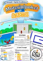 Vorschau - Arbeitsblätter - Materialpaket – Scratch: Einfach Programmieren lernen - Deckblatt