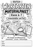 Vorschau - Arbeitsblätter - Wortarten erkennen, begründen und anwenden – Materialpaket für Klasse 6–7 - Deckblatt
