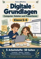 Vorschau - Arbeitsblätter - Digitale Grundlagen Mini-Bundle Klasse 5–6 - Deckblatt