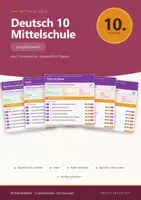Vorschau - Arbeitsblätter - Deutsch 10 Mittelschule komplett - Deckblatt