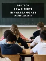Vorschau - Stundenentwürfe - Materialpaket „Erweiterte Inhaltsangabe - Klasse 7-8" (10 Doppelstunden) - Deckblatt