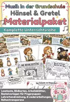 Vorschau - Stundenentwürfe - Hänsel und Gretel – großes Materialpaket zur Oper | Unterrichtsreihe Musik Grundschule - Deckblatt