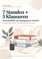 Vorschau - Stundenentwürfe - Menschenbilder & pädagogisches Handeln komplett | 7 Stunden + 5 Klausuren Pädagogik Q1/Q2 - Deckblatt