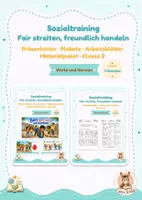 Vorschau - Unterrichtsreihen - soziales Lernen Grundschule - Deckblatt