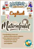 Vorschau - Unterrichtsreihen - Englisch Materialpaket: USA, UK, Canada, Australia, Halloween, Christmas & mehr - vierfach differenziert inkl. Förderversion / DaZ-Version - Deckblatt