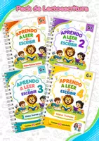 Vista previa - Hojas de trabajo - Pack de lectoescritura “Aprendo a Leer y Escribir" - Portada