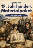 Vorschau - Arbeitsblätter - 19. Jahrhundert – Industrialisierung, Nationalismus, Imperialismus & Kaiserreich | 6 Arbeitsblätter - Deckblatt