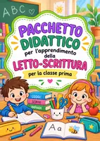 anteprima - Esercizi - Letto-scrittura classe prima - raccolta di materiali didattici - Pagina di copertina