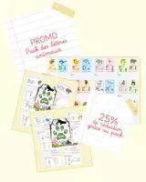 Aperçu - Feuilles d'exercices - Pack promo - Lettres sur le thème des animaux - Page de couverture