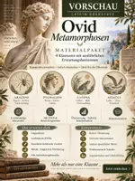 Vorschau - Arbeitsblätter - Ovid, Metamorphosen – Komplettpaket: 4 Oberstufenklausuren mit ausführlichen EWHs, Bewertungsrastern & Abiturorientierung - Deckblatt