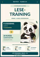 Vorschau - Arbeitsblätter - Leseförderung 3/4 – 8 Krimis & 20 Lesetexte - Deckblatt