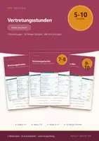 Vorschau - Arbeitsblätter - Vertretungsstunden Deutsch Klasse 5-10 - Deckblatt