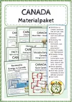 Vorschau - Arbeitsblätter - CANADA - Materialpaket - Deckblatt