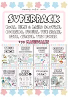 Vista previa - Hojas de trabajo - SUPERPACK 8 PACKS (BUGS, TIME & DAILY ROUTINE, COOKING, FRUITS, SPACE, PETS, CIRCUS AND HOUSE) - Portada