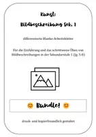 Vorschau - Stundenentwürfe - Materialpaket: Bildbeschreibung üben (Jg. 5-8) - Deckblatt