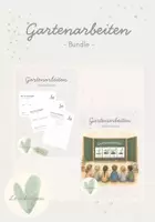 Vorschau - Arbeitsblätter - Gartenarbeiten | Tafelmaterial & differenzierte Arbeitsblätter für den Schulgartenunterricht | Kl. 1-2 - Deckblatt