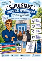 Vorschau - Arbeitsblätter - Schulstart 7–9 | WACHSENDES Komplettpaket – Organisation, Kennenlernen & Classroom Management - Deckblatt