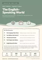 Vorschau - Arbeitsblätter - The English-Speaking World – Englisch Oberstufe - Deckblatt