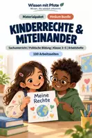 Vorschau - Arbeitsblätter - Materialpaket: Kinderrechte & starkes Miteinander | Medium Bundle Klasse 3–5 - Deckblatt